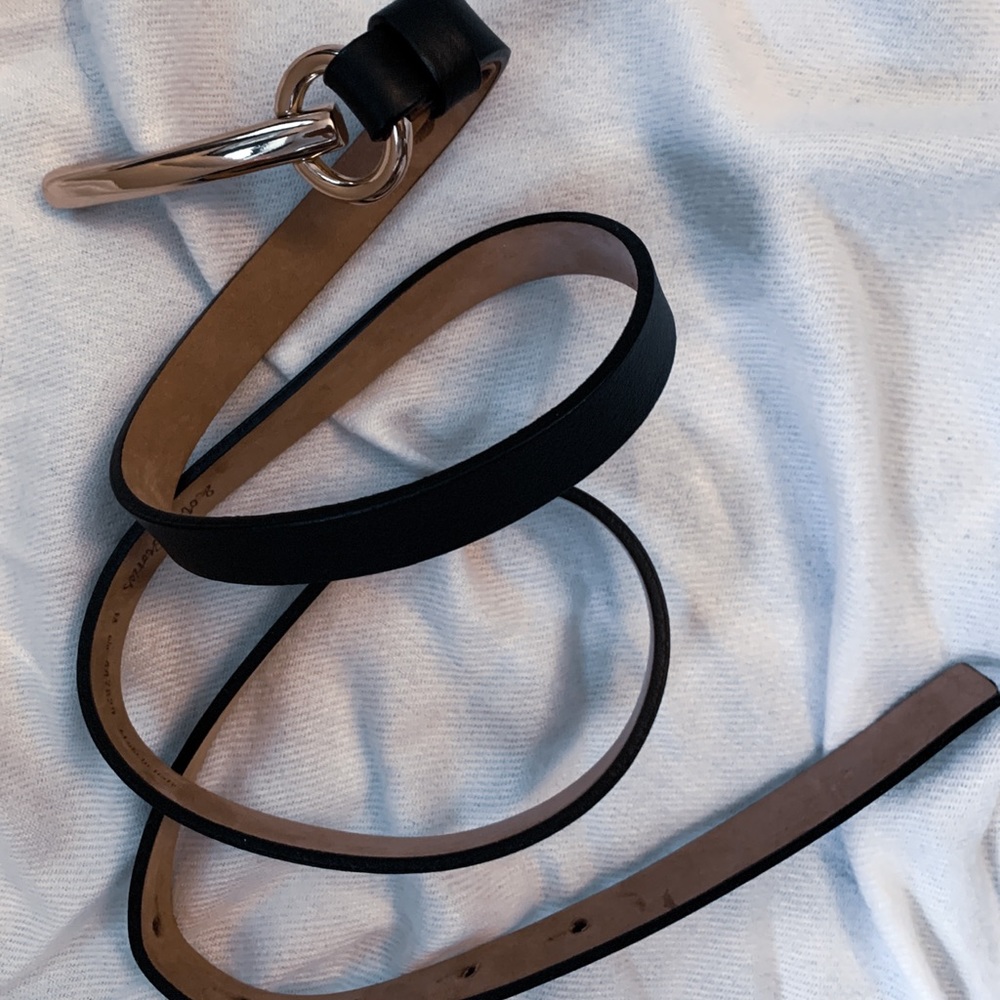 & Other Stories Black Leather Belt